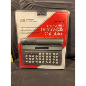 Vintage 1988 Smith Corona Spell Mate Electronic Dictionary/Calculator New Sealed